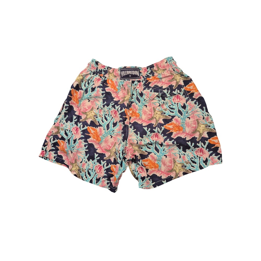Vilebrequin Mens Moorea Coral Reef Starfish Lobster Swim Trunks Large Multi